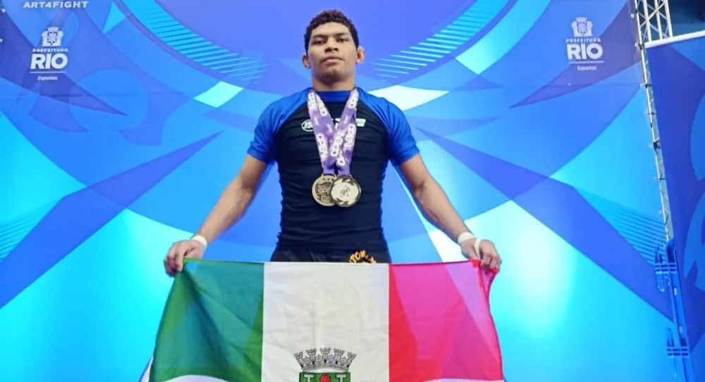 Osasquense conquista prata e bronze no Rio Open Fall de Jiu-Jitsu